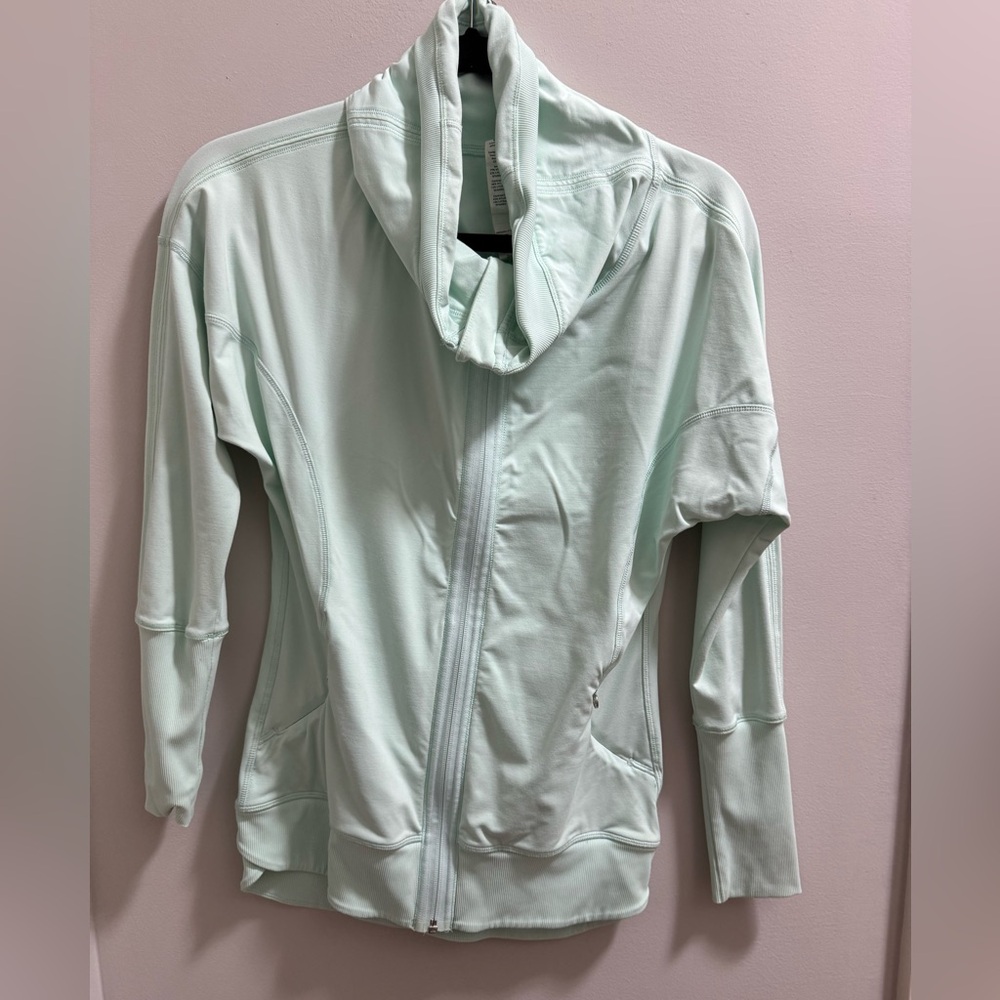 Lululemon Athletica Mint Green Zip-Up Jacket